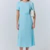 Jasmine Crepe Belted Midi Dress -Ghost Fashion Store D10G018 K94 33419 650px 964px