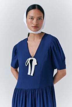 Peony Crepe Midi Dress -Ghost Fashion Store D10G020 K06 33568 650px 964px