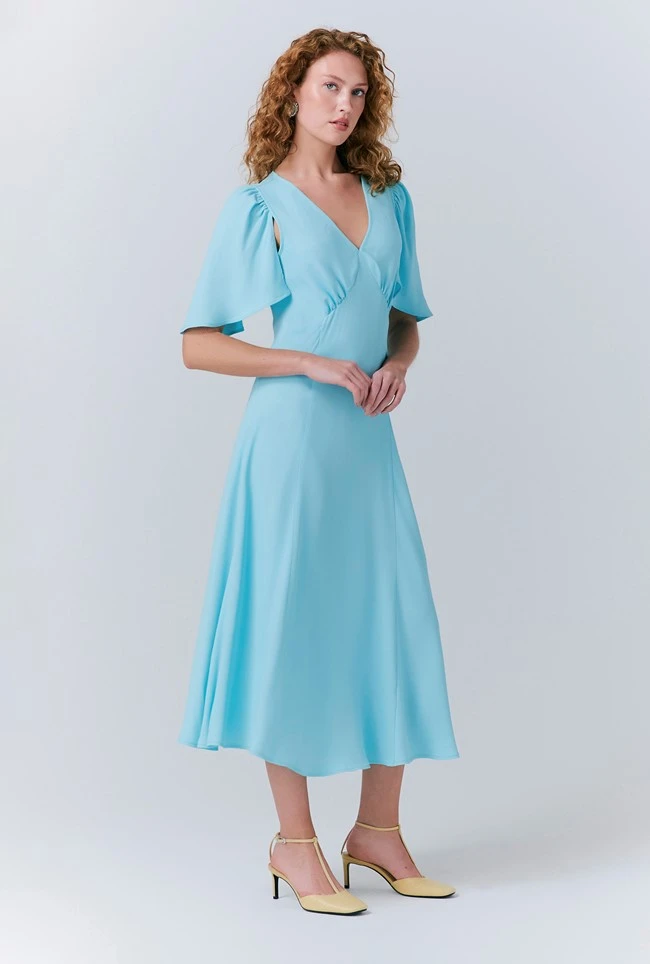 Sadie Crepe Midi Dress 6 Sadie Crepe Midi Dress - Image 4