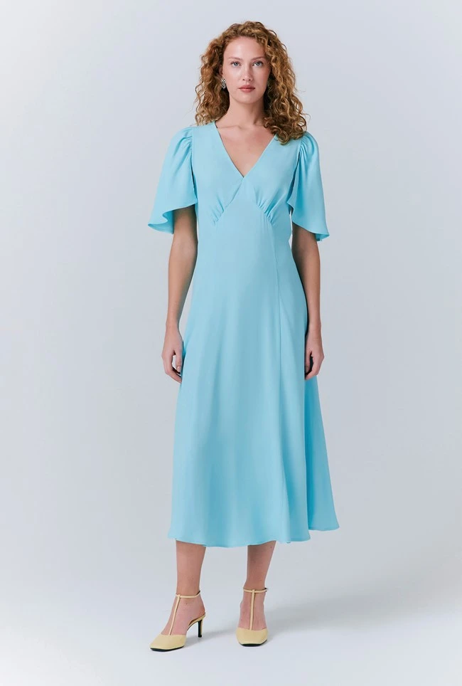 Sadie Crepe Midi Dress 4 Sadie Crepe Midi Dress - Image 2