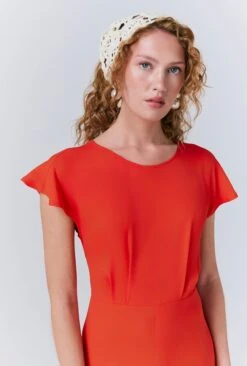 Alora Crepe Midi Dress -Ghost Fashion Store D10G023 G01 33417 650px 964px