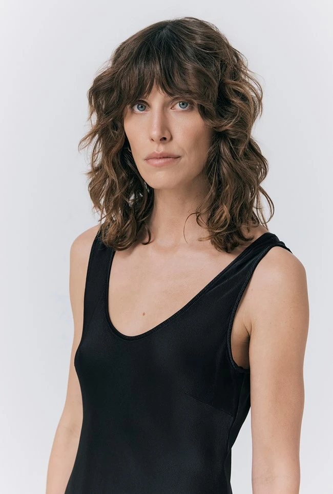 Palm Satin Midi Slip Dress 5 Palm Satin Midi Slip Dress - Image 3