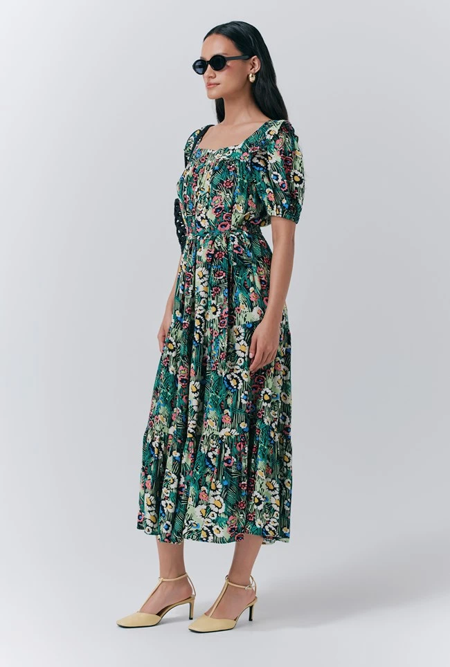 Georgia Tiered Floral Midi Dress 5 Georgia Tiered Floral Midi Dress - Image 3