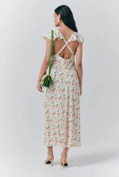 Maya Crepe Floral Print Slip Dress -Ghost Fashion Store D10G045 Z81 33618 650px 964px