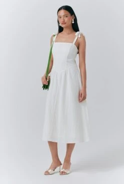 Fabiola Embroidered Cotton Strappy Dress 9 Fabiola Embroidered Cotton Strappy Dress -Ghost Fashion Store D10G059 C01 33645 650px 964px