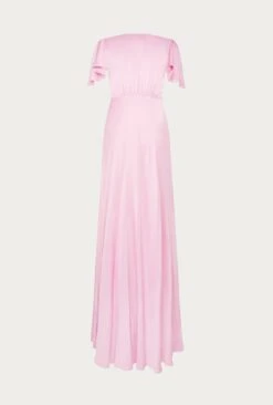 Delphine Satin Maxi Dress Pink -Ghost Fashion Store DF46CA H50 26496 650px 964px