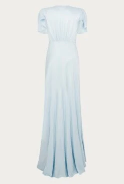 Delphine Satin Maxi Dress Pale Blue 13 Delphine Satin Maxi Dress Pale Blue -Ghost Fashion Store DF46CA K80 24047 650px 964px