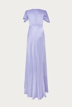 Delphine Satin Maxi Dress Violet -Ghost Fashion Store DF46CA L02 26504 650px 964px