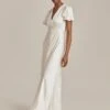 Delphine Satin Maxi Dress Ivory -Ghost Fashion Store DF46CA M12 21856 650px 964px