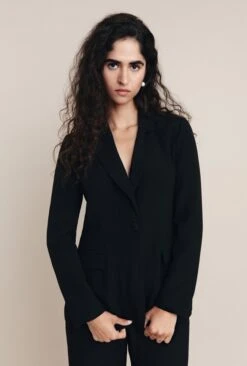 Piper Crepe Blazer Black -Ghost Fashion Store J05G001 A01 25777 650px 964px