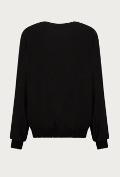 Mia Satin Bomber Jacket Black 13 Mia Satin Bomber Jacket Black -Ghost Fashion Store J06G001 A01 27156 650px 964px