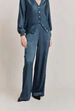 Mia Satin Bomber Jacket Dark Denim -Ghost Fashion Store J06G001 K04 28650 650px 964px