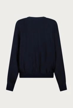 Mia Satin Bomber Jacket Navy -Ghost Fashion Store J06G001 K10 27183 650px 964px