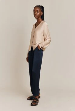 Mia Satin Bomber Jacket Stone -Ghost Fashion Store J06G001 N04 26940 650px 964px