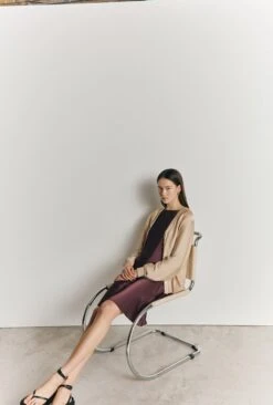 Mia Satin Bomber Jacket Stone -Ghost Fashion Store J06G001 N04 27084 650px 964px