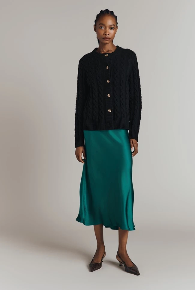 Evie Cable Knit Cardigan 4 Evie Cable Knit Cardigan - Image 2