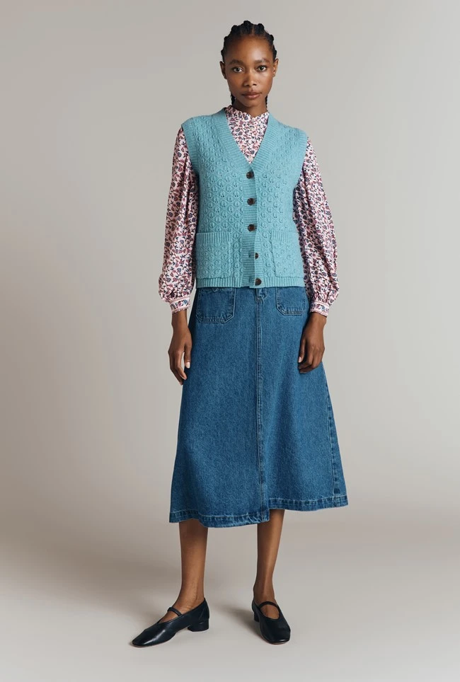 Brettia Sleeveless Knitted Waistcoat 4 Brettia Sleeveless Knitted Waistcoat - Image 2