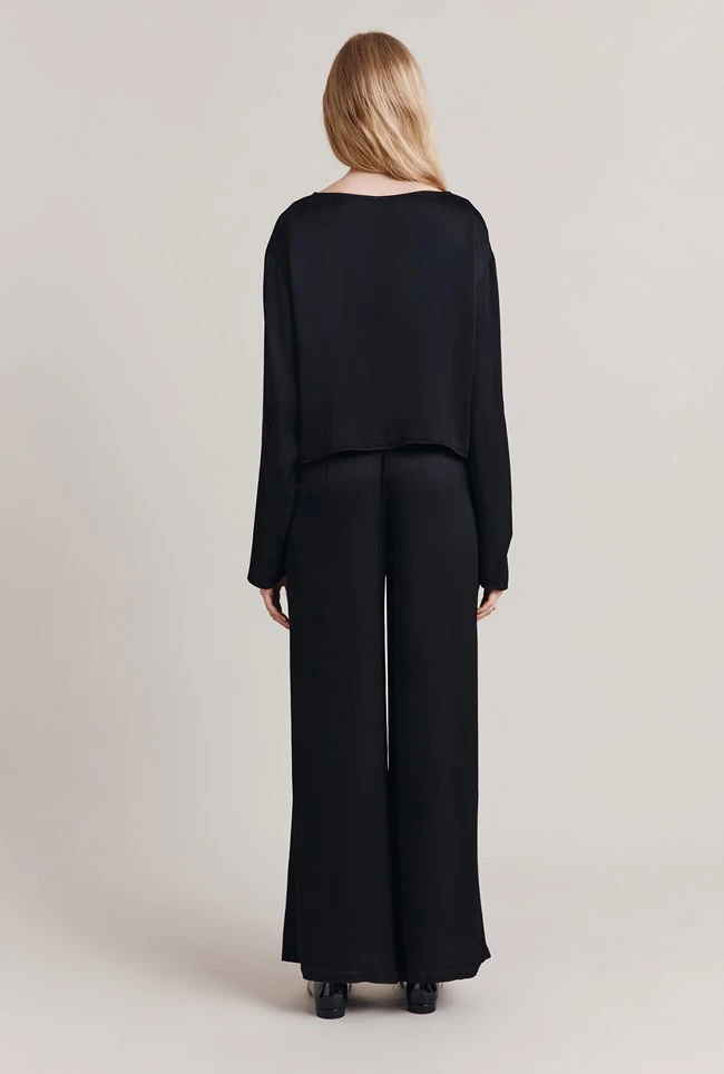 Nancy Satin Wide Leg Trousers 6 Nancy Satin Wide Leg Trousers - Image 4