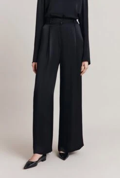 Nancy Satin Wide Leg Trousers 8 Nancy Satin Wide Leg Trousers -Ghost Fashion Store LP07G003 A01 30877 650px 964px