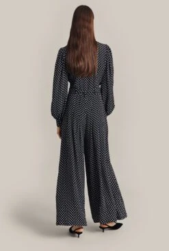 Flora Crepe Jumpsuit Black Spot -Ghost Fashion Store O07G003 Z14 29135 650px 964px