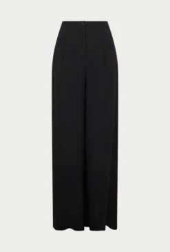 Brooke Wide-Leg Trousers Black -Ghost Fashion Store P06G002 A01 26432 650px 964px