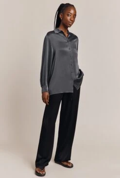 Imogen Satin Wide Leg Trouser Black 16 Imogen Satin Wide Leg Trouser Black -Ghost Fashion Store P06G003A A01 27045 650px 964px