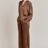 Imogen Satin Wide Leg Trouser Acorn 1 Imogen Satin Wide Leg Trouser Acorn -Ghost Fashion Store P06G003A D32 28529 650px 964px