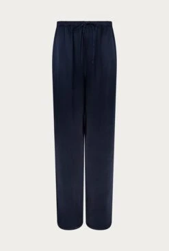 Imogen Satin Wide Leg Trouser Navy -Ghost Fashion Store P06G003A K10 26660 650px 964px