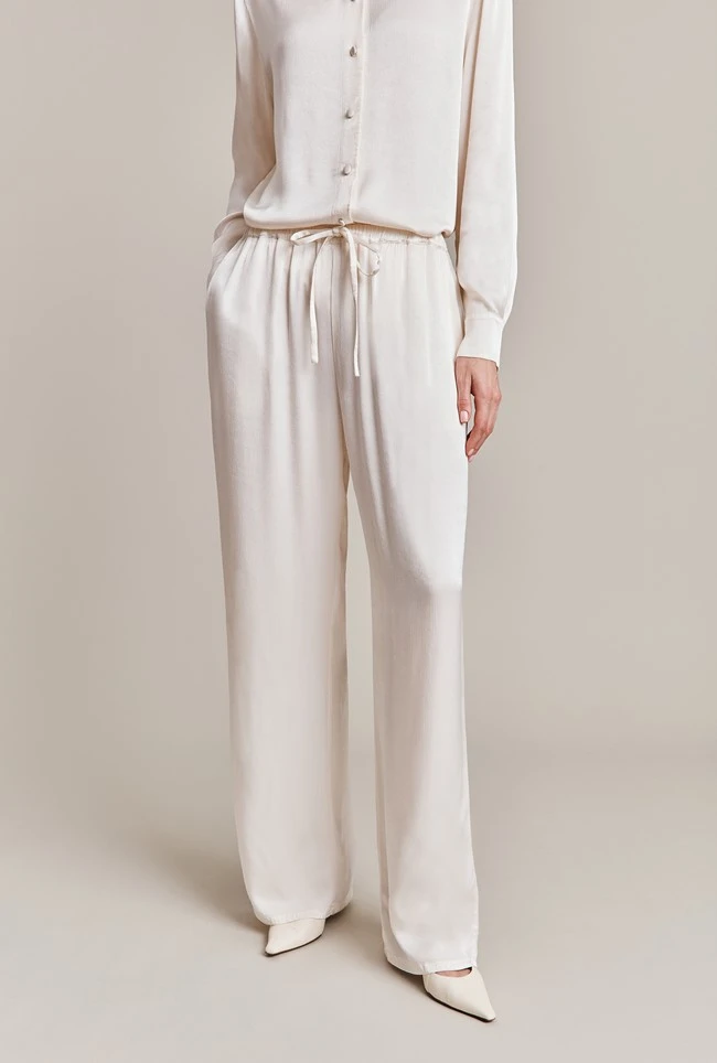 Imogen Satin Wide Leg Trouser Ivory 3 Imogen Satin Wide Leg Trouser Ivory