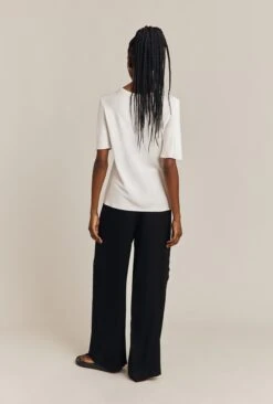 Aurora Satin Cargo Trousers Black 15 Aurora Satin Cargo Trousers Black -Ghost Fashion Store P06G005 A01 26774 650px 964px