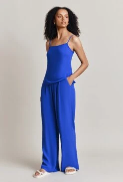 Aria Blue Crepe Trouser Rich Blue 7 Aria Blue Crepe Trouser Rich Blue -Ghost Fashion Store P06G008 K81 28002 650px 964px