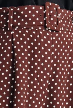 Clara Crepe Palazzo Trousers Delores Spot -Ghost Fashion Store P07G018 Z16 29275 650px 964px