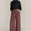 Clara Crepe Palazzo Trousers Delores Spot