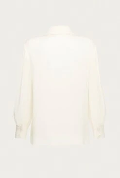 Ayla Crepe Blouse Ivory -Ghost Fashion Store Q05G005 M12 25203 650px 964px