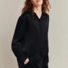 Ellie Satin Shirt Black 2 Ellie Satin Shirt Black -Ghost Fashion Store Q06G007A A01 26655 650px 964px