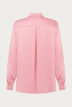 Ellie Satin Shirt Pink -Ghost Fashion Store Q06G007A H44 27247 650px 964px