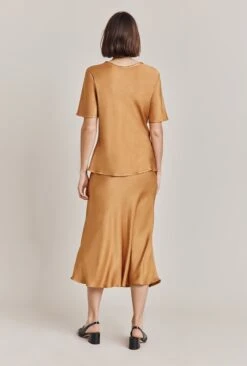 Ivy Satin Top Tobacco Brown 13 Ivy Satin Top Tobacco Brown -Ghost Fashion Store Q06G008A D33 28631 650px 964px
