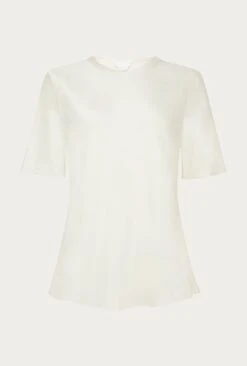 Ivy Satin Top Ivory -Ghost Fashion Store Q06G008A M12 26544 650px 964px
