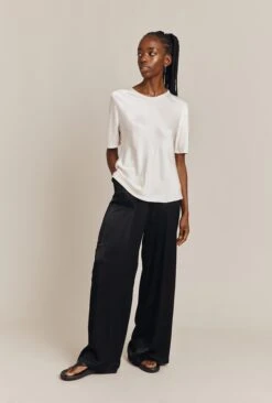 Ivy Satin Top Ivory -Ghost Fashion Store Q06G008A M12 26648 650px 964px