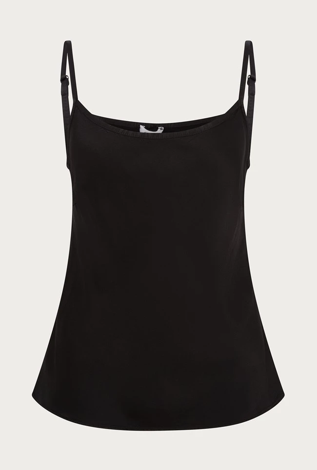 Jana Satin Cami Top Black 8 Jana Satin Cami Top Black - Image 6