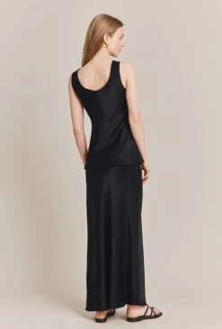 Margot Satin Top Black -Ghost Fashion Store Q06G015 A01 27802 650px 964px