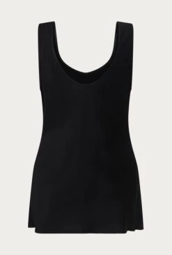 Margot Satin Top Black -Ghost Fashion Store Q06G015 A01 27805 650px 964px