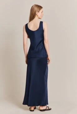 Margot Satin Top Navy 9 Margot Satin Top Navy -Ghost Fashion Store Q06G015 K10 27639 650px 964px