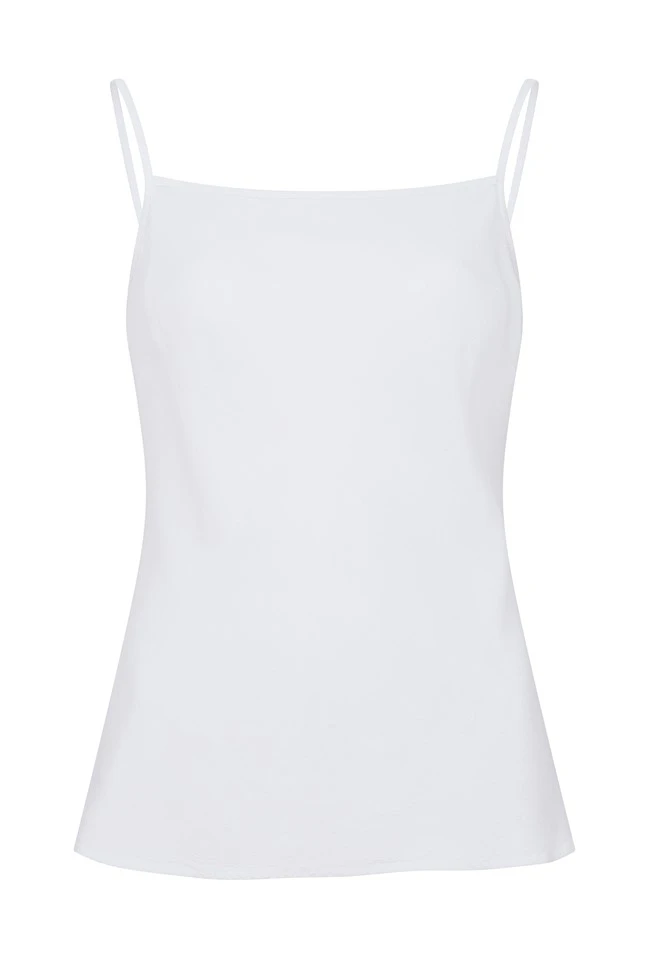 Holly Crepe Cami Top White 5 Holly Crepe Cami Top White - Image 4