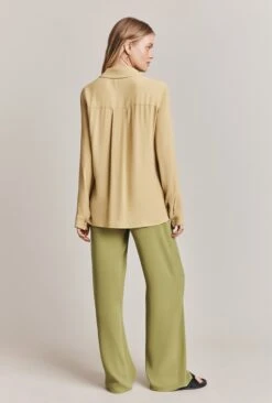 Aimee Crepe Shirt Pea Green 10 Aimee Crepe Shirt Pea Green -Ghost Fashion Store Q06G017 J16 28258 650px 964px