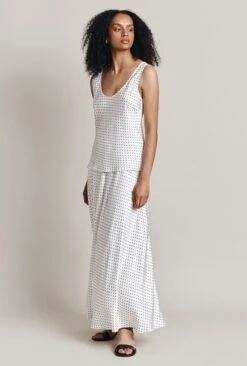 Margot Satin Top White Spot 15 Margot Satin Top White Spot -Ghost Fashion Store Q06G020 Z70 28368 650px 964px