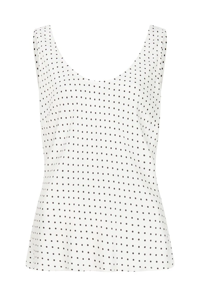 Margot Satin Top White Spot 11 Margot Satin Top White Spot - Image 9