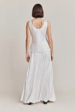 Margot Satin Top White Spot 13 Margot Satin Top White Spot -Ghost Fashion Store Q06G020 Z70 28463 650px 964px