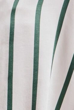 Amy Satin Long Sleeve Shirt Green Stripe 13 Amy Satin Long Sleeve Shirt Green Stripe -Ghost Fashion Store Q07G009 Z80 28988 650px 964px