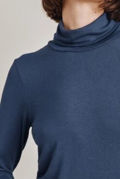 Fern Roll Neck Top Navy 11 Fern Roll Neck Top Navy -Ghost Fashion Store Q07G010 K10 29014 650px 964px